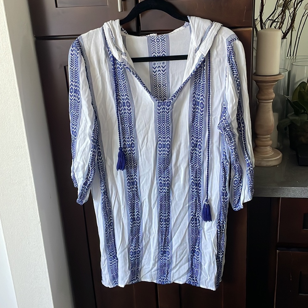 Aztec print cover up tunic - Picture 2 of 6